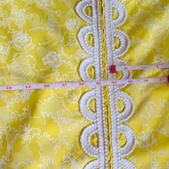 Vintage RARE Lilly Pulitzer - Women’s 60s Long Sleeve Dress with Lace Trim - Picture 4 of 8